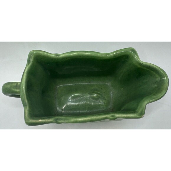 Vintage 1940's USA Pottery Creamer & Sugar Green 893 And 894 - Picture 8 of 10